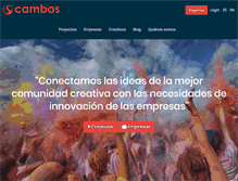 Tablet Screenshot of cambas.com